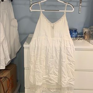 White Spaghetti strap dress